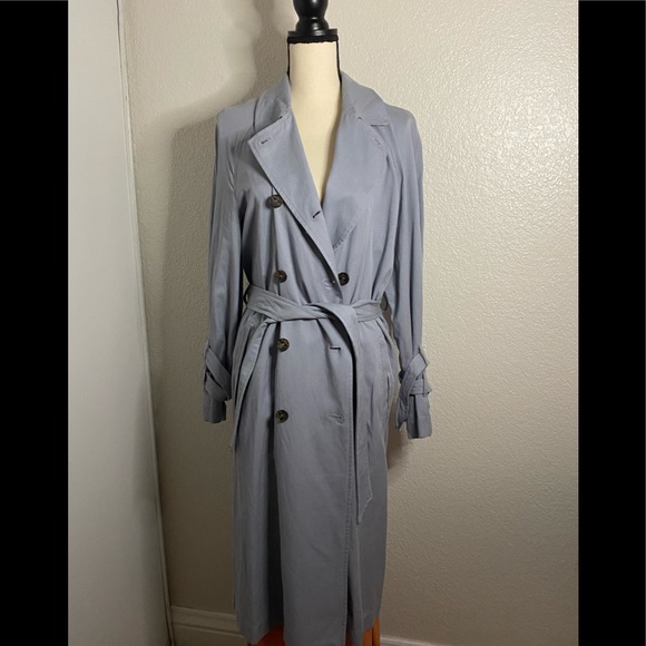 Zara Jackets & Blazers - NEW ZARA Periwinkle Long Trench Coat
